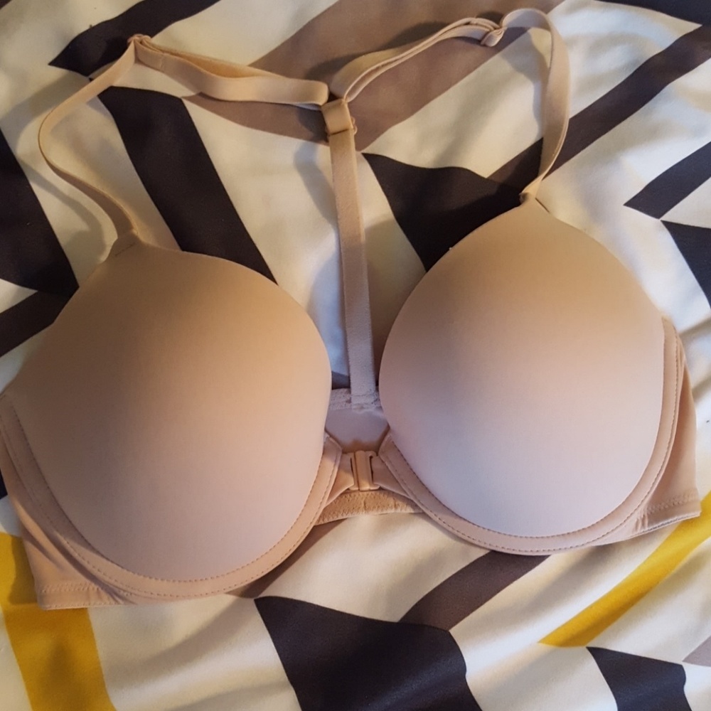 PINK T-back Push-up Bra